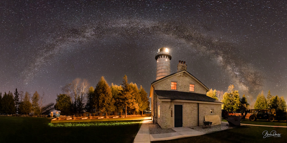 Cana Island Lighthouse and the Milky Way