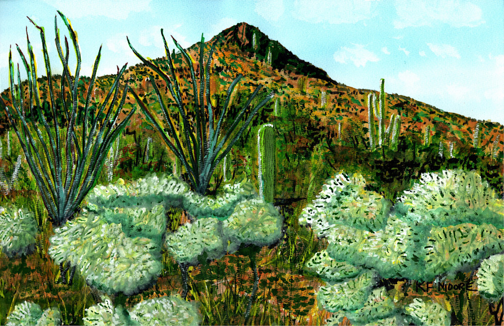 00077 Sophie S Peak Art | KF Moore Watercolors