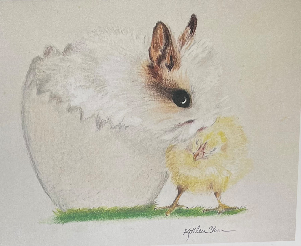 Bunny And Chickie Art | Kathleen Slaven Art