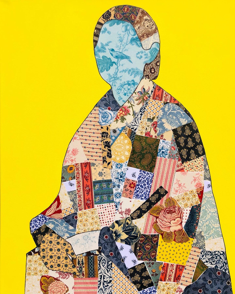 Lucy Stone On Yellow Art | lisafoster