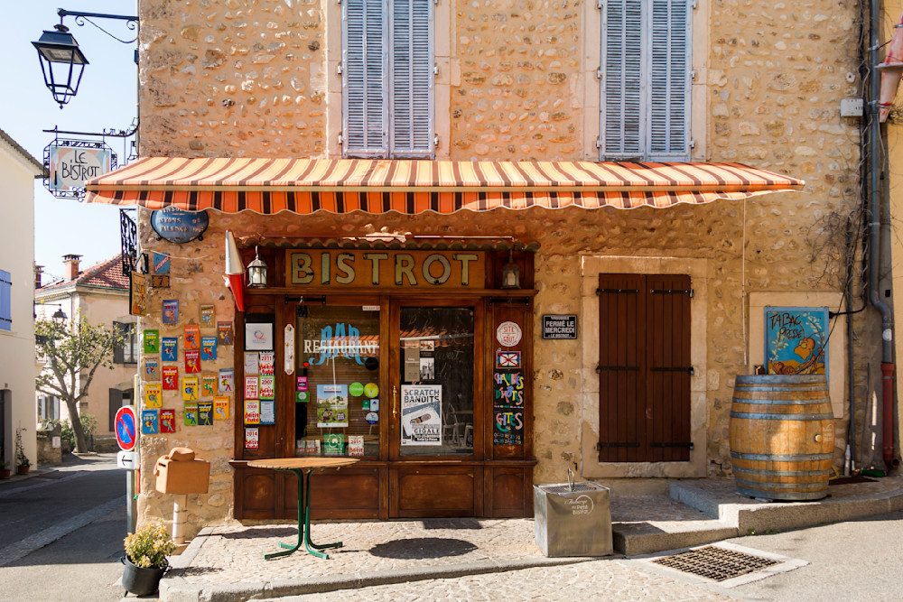 Provence traditional bistrot in Vinsobres