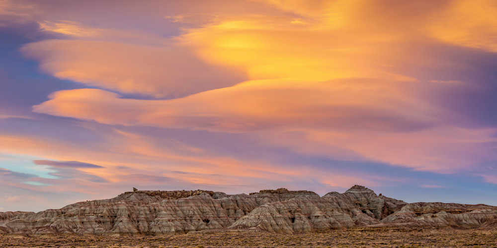 "Layers Of Light: The Striated Badlands Of The Bighorn Basin" Photography Art | D. Robert Franz Photography