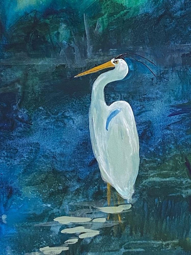 Gazing Out  Art | Cathy Bader Mills Fine Arts