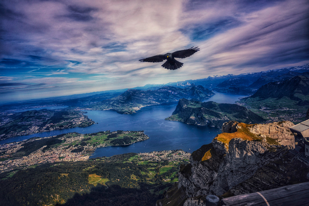 Switzerland Flight Photography Art | Spartana Photography
