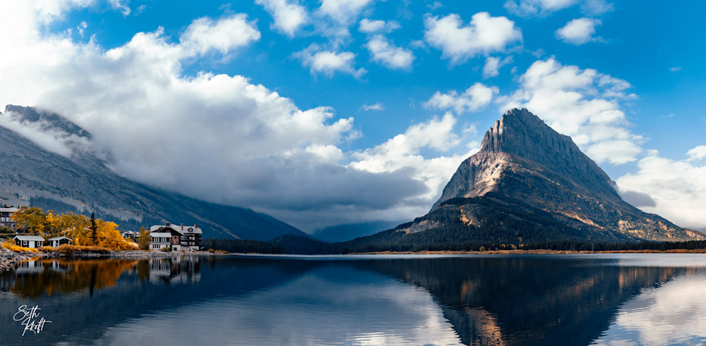 Swiftcurrent Lake Panorama Photography Art | Frontier Media