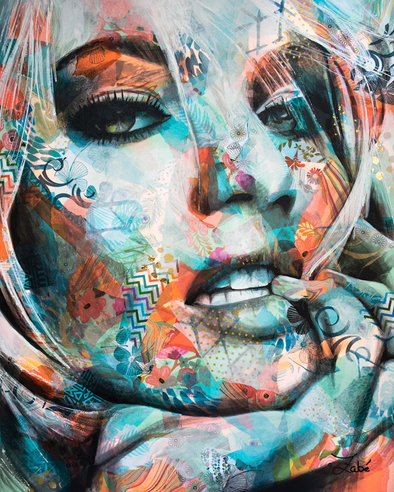 Sunset By The Pool   Print Art | Zabé Arts