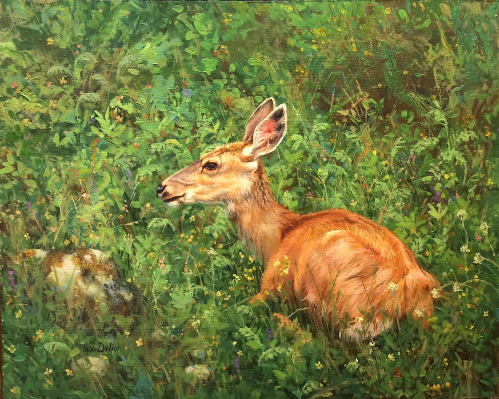 Lady In Her Bower Art | Lesa Delisi, Fine Arts