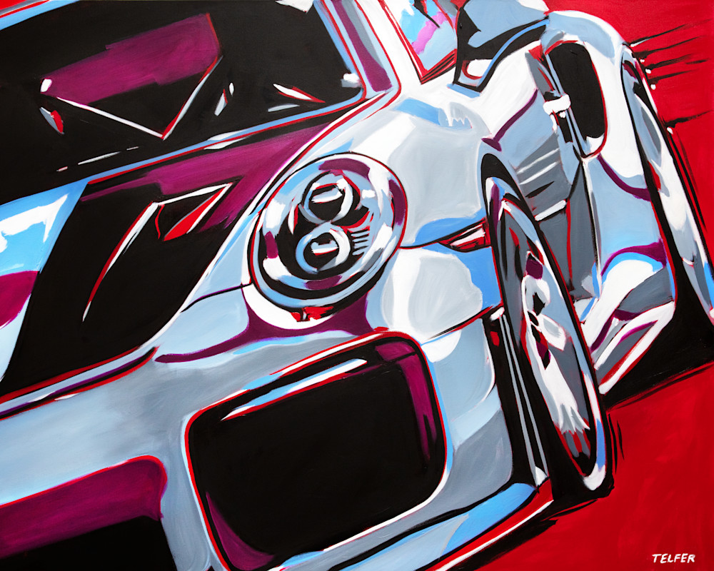 Color Block Porsche Art | Telfer Design, Inc.