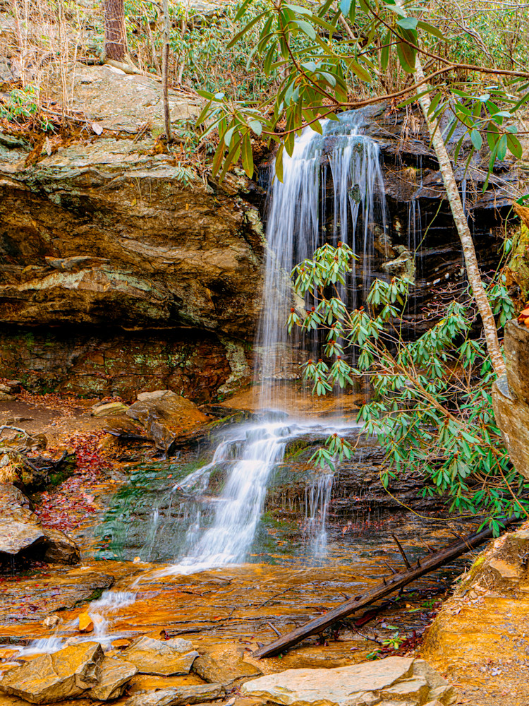 Window Falls In North Carolina's Hanging Rock State Park Photography Art | Erich Drazen Fine Art Photography