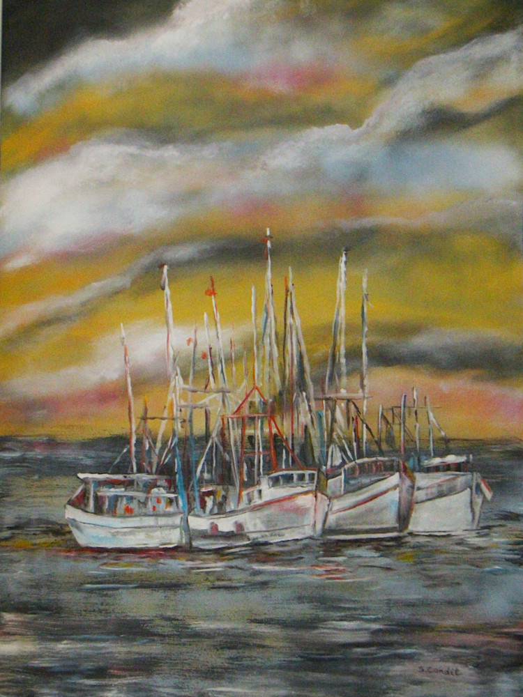 Sheryl Condit Art Prints - Stormy Seas