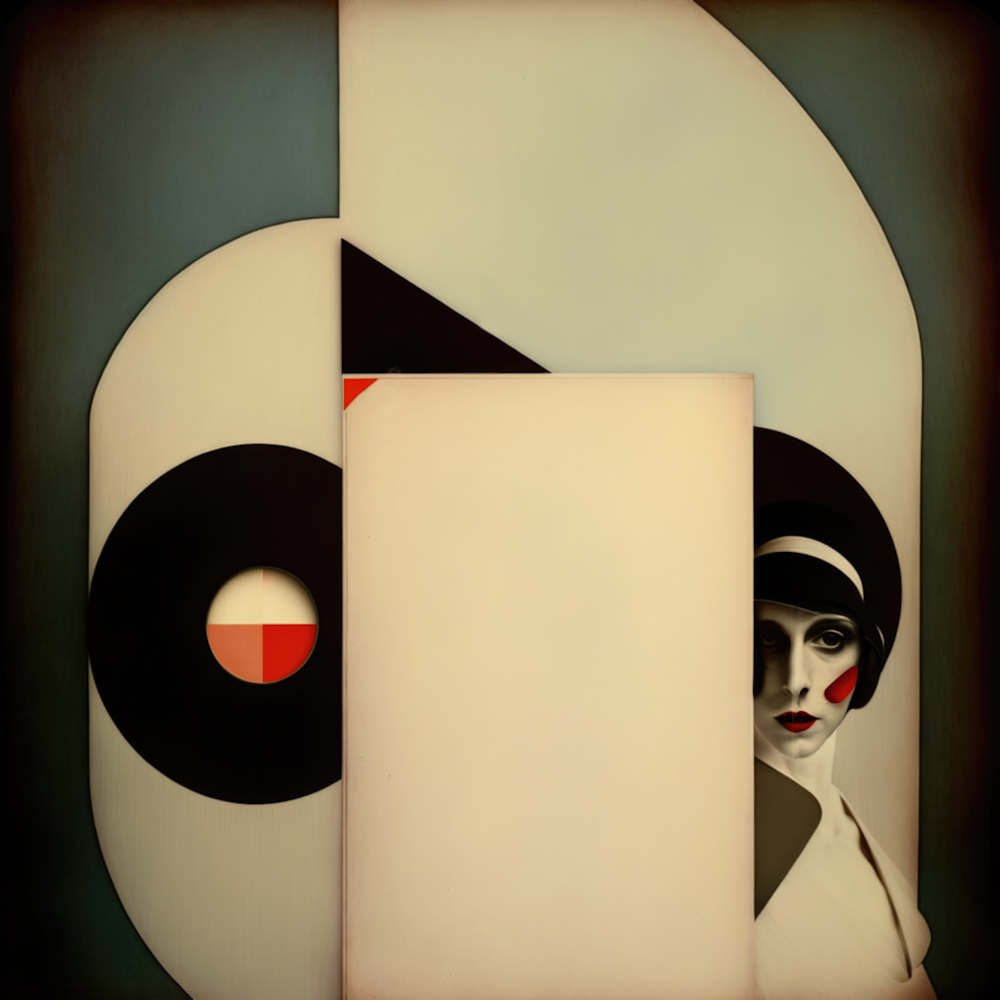 Explore Unique and Vintage Record-Inspired AI-Generated Artwork | Buy Online
