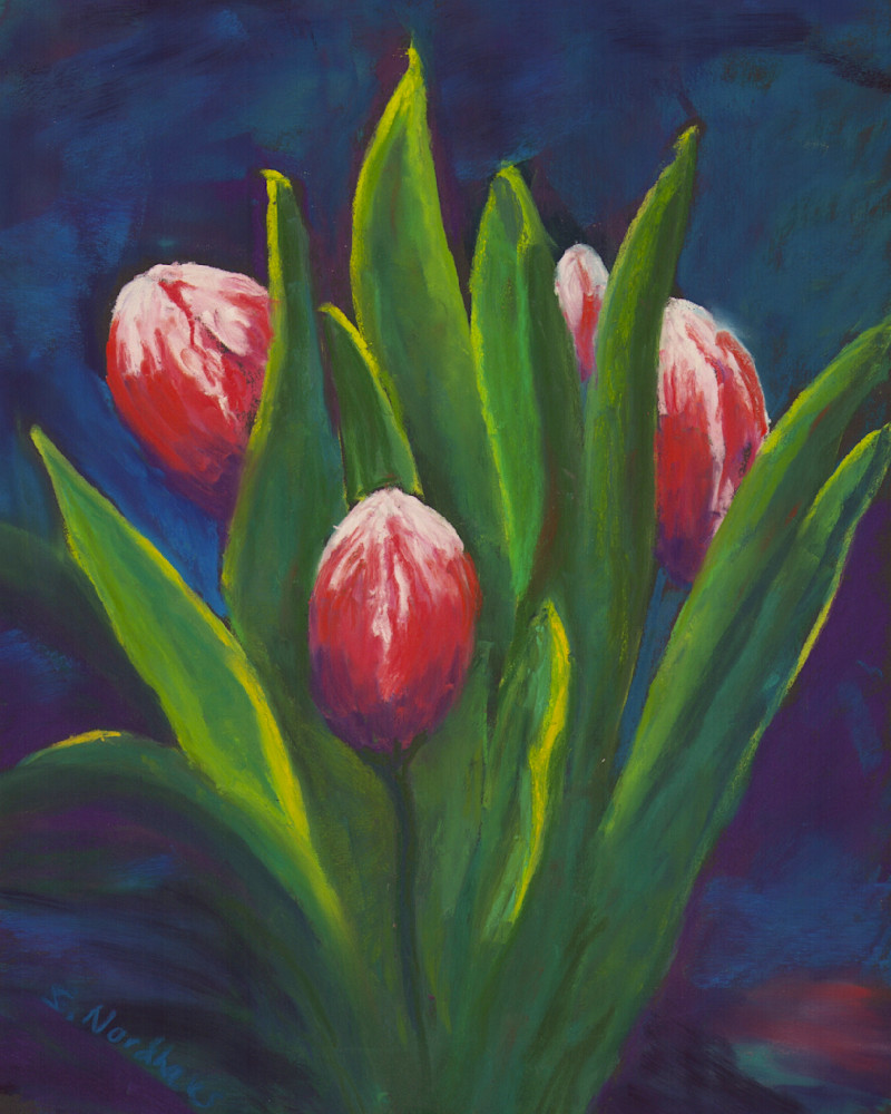 Isolation Tulips 1 Art | Trails Edge Fine Art