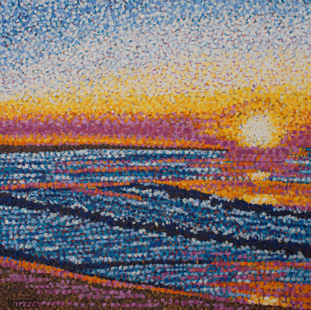2303 Sunset At The Beach Art | Andrea Tuccio Fine Art