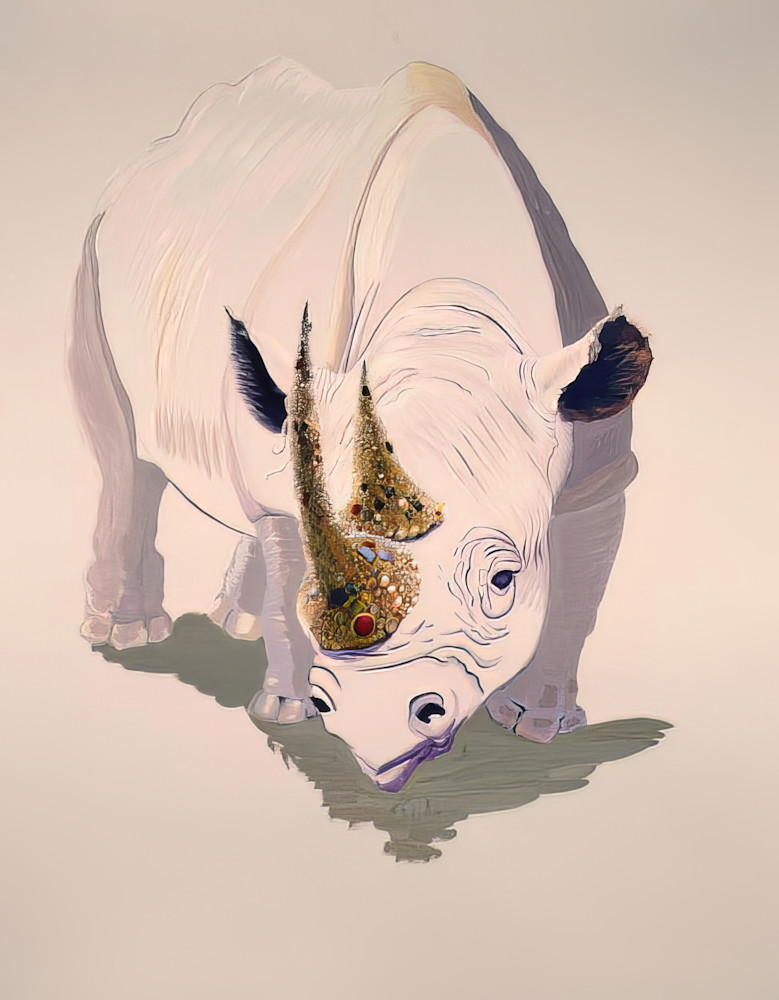 It's Like Your Fingernails: Rubies And Gold Art | Ashli Kingfisher Art