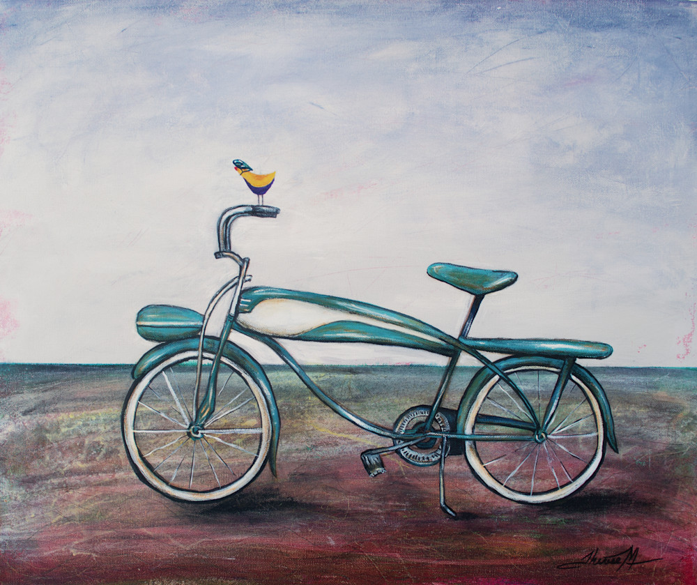 Ted Ready To Ride  Art | Therese Misner Contemporary Art