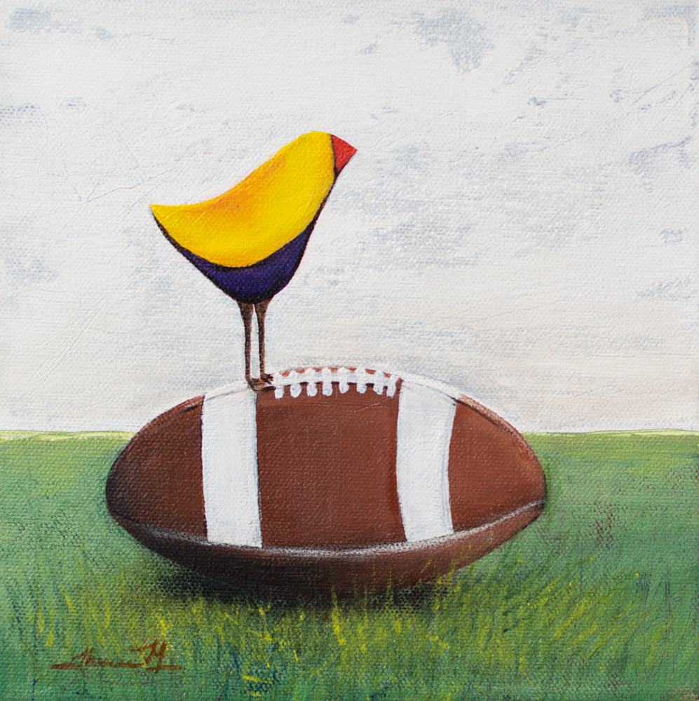Ted Loves Football Art | Therese Misner Contemporary Art
