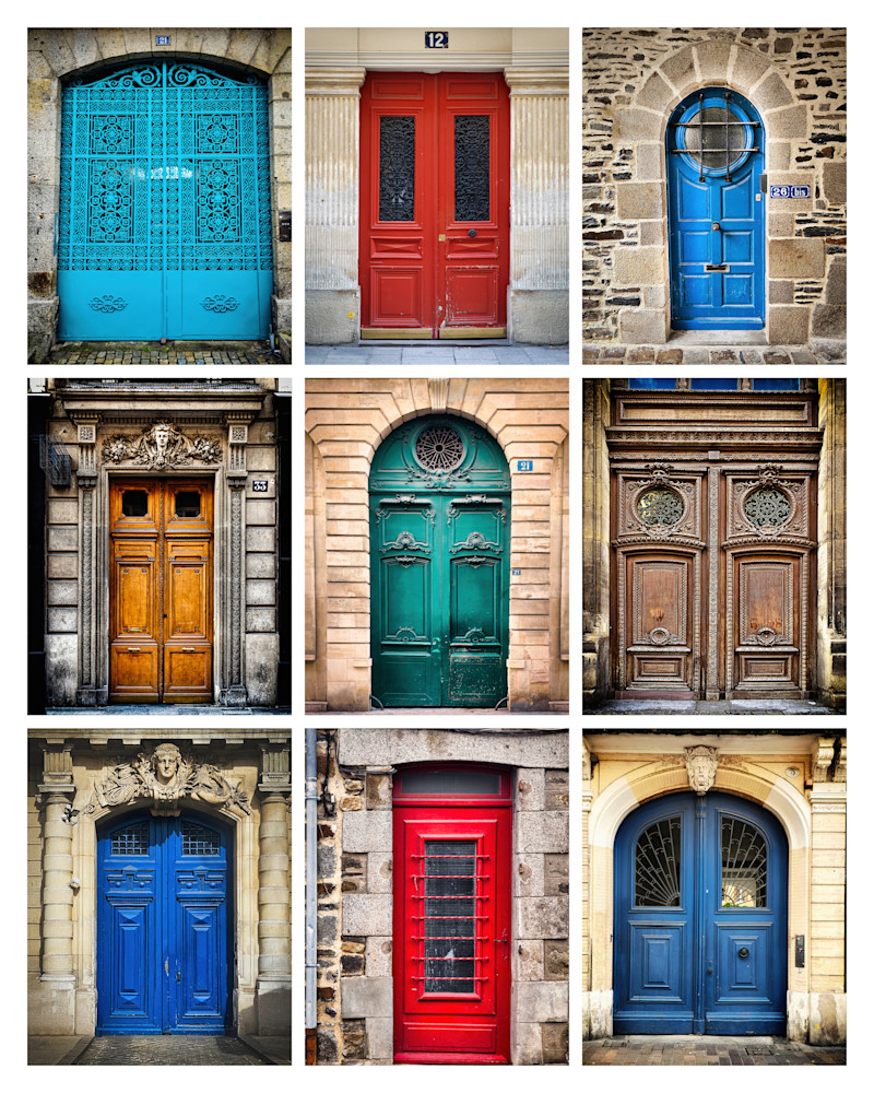Doors Of France Photography Art | Francois De Melogue
