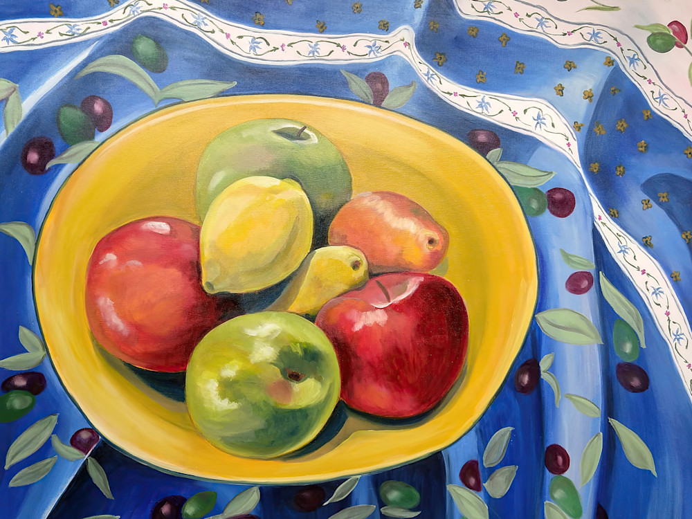Bowl Of Fruit Art | Suzie Quinn Studio