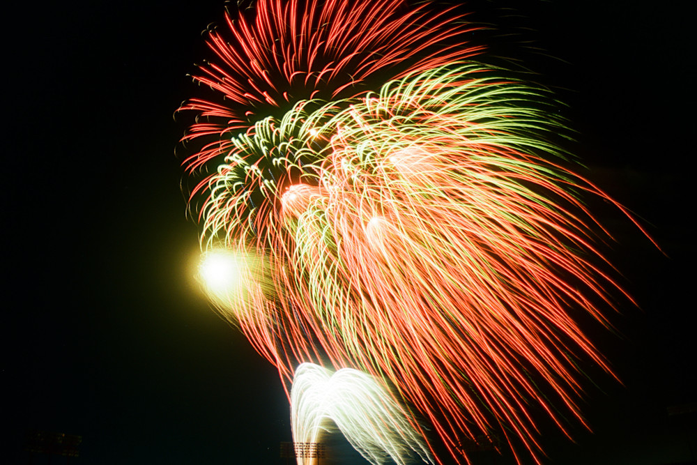 Fireworks Over Candlestick Park Art | David Louis Klein