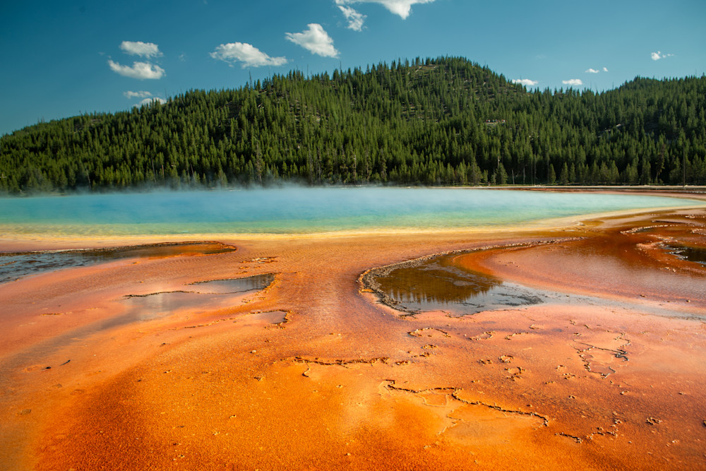 Colorful Boiling Pools Of Yellowstone Photography Art | Philipson Foundation