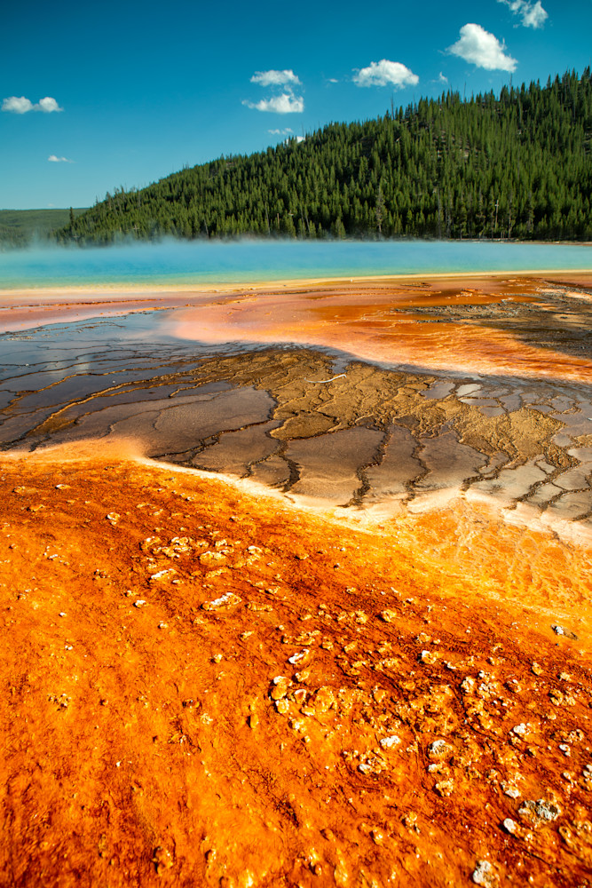 Colorful Hot Pools Of Yellowstone Photography Art | Philipson Foundation