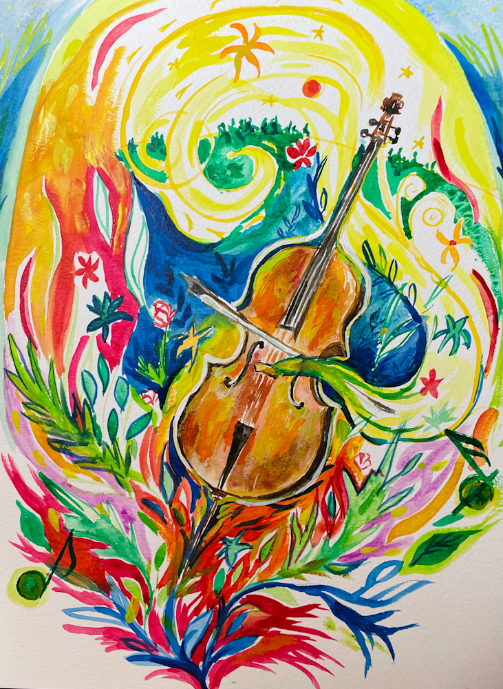 Cello Celebration Art | josefienstoppelenburg
