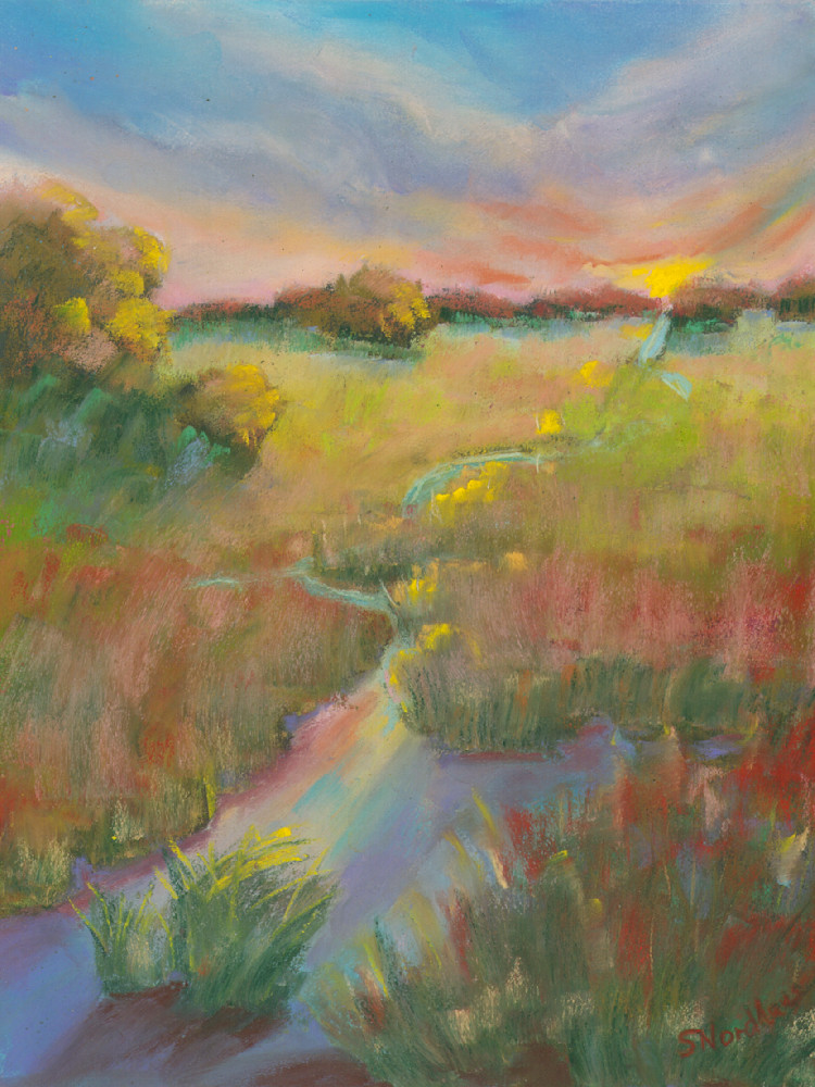 Marsh Sunrise  Art | Trails Edge Fine Art