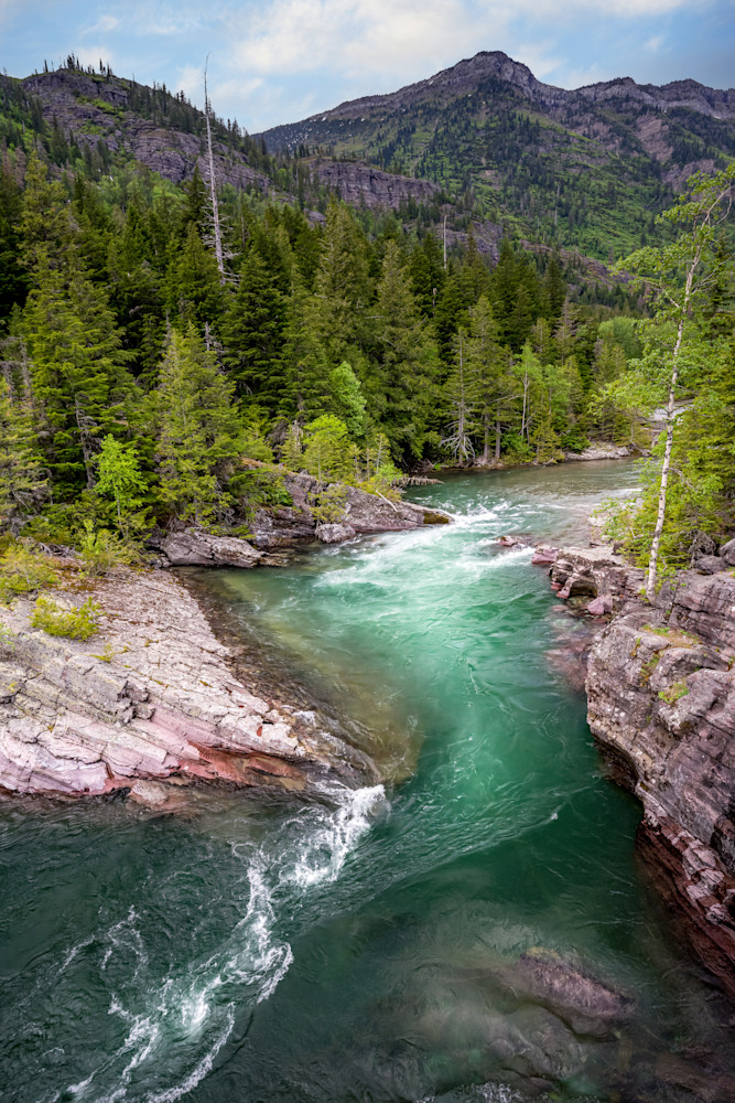 "Shades of Teal" - Glacier NP, MT- Renee Sullivan Photography - Fine Art Prints