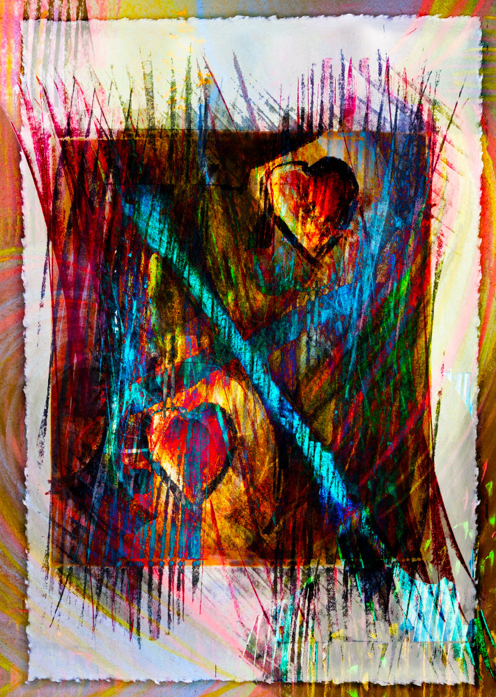 Ace Of Hearts Iii Art | Ruth Kedar Art