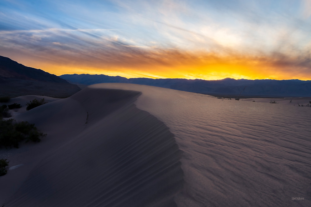 Mesquite Sand Dunes - Sunset in Death Valley