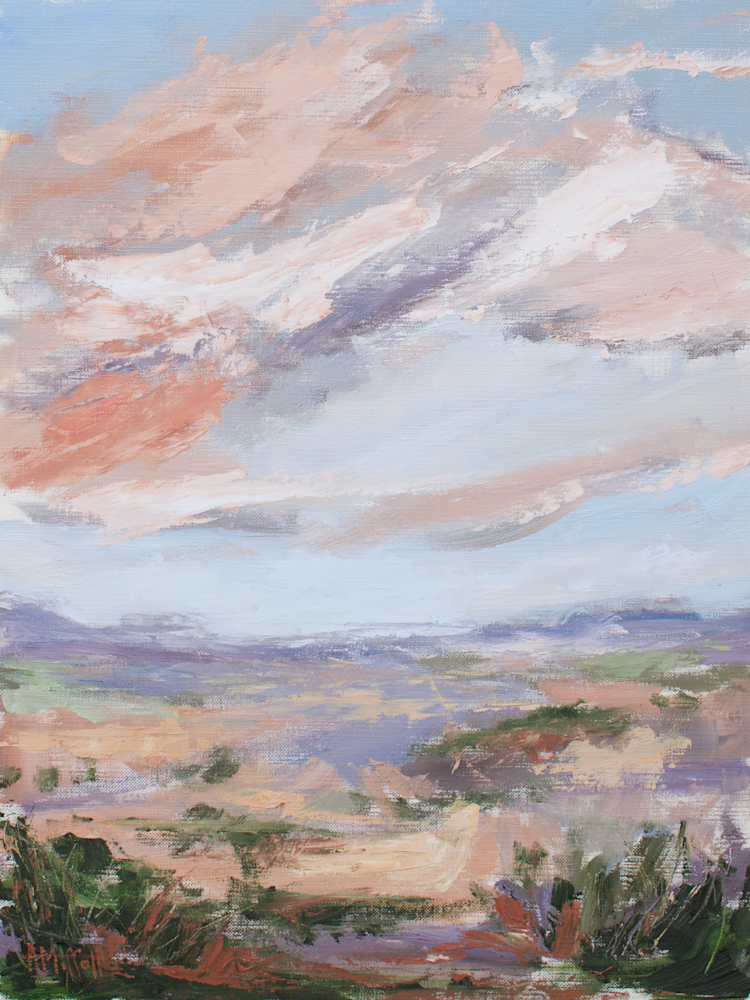 Giclee Art Print - Desert II- by contemporary Impressionist April Moffatt


