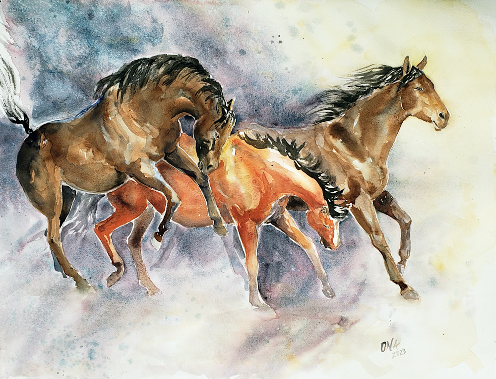 Breaking Free Fine Art Horse Print