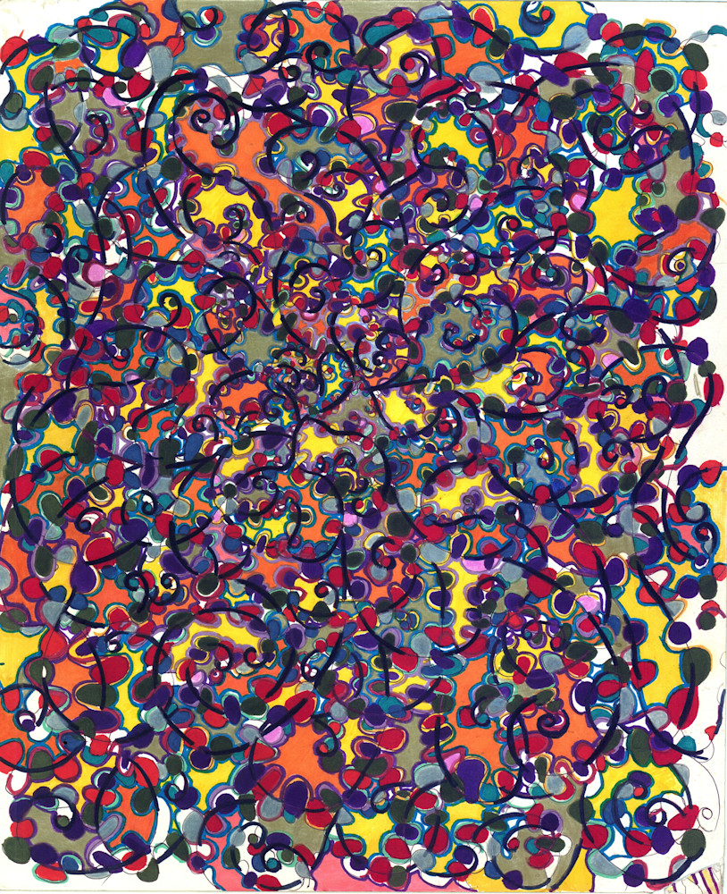 Mardi Gras Beads Art | Tommy's Abstract World