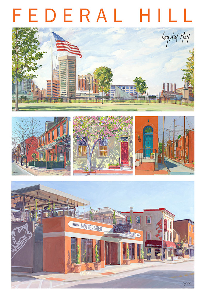 Crystal Moll : Federal Hill Art Poster