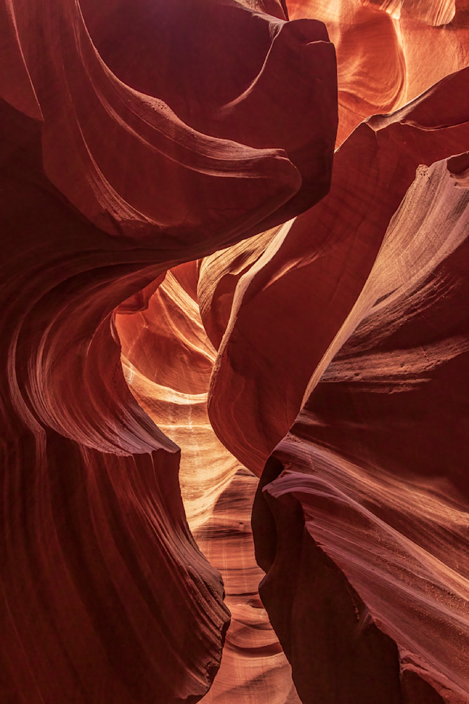 "Carved By Time: The Graphic Beauty And Reflective Light Of A Northern Arizona Slot Canyon" Photography Art | D. Robert Franz Photography