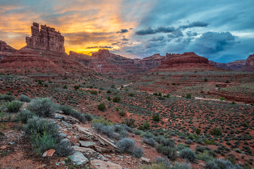 Valley Of The Gods Sunset Photography Art | D. Robert Franz Photography