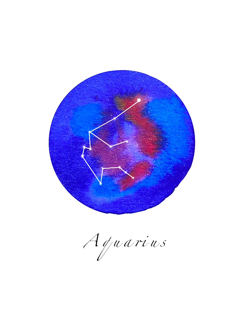 Celestial Series - Star sign Aquarius