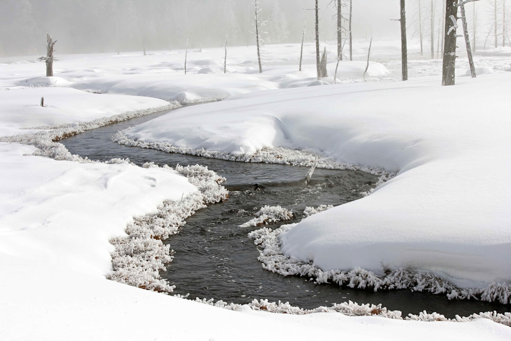 Snowy River Yellowstone 0011 Photography Art | Christina Rudman Photography
