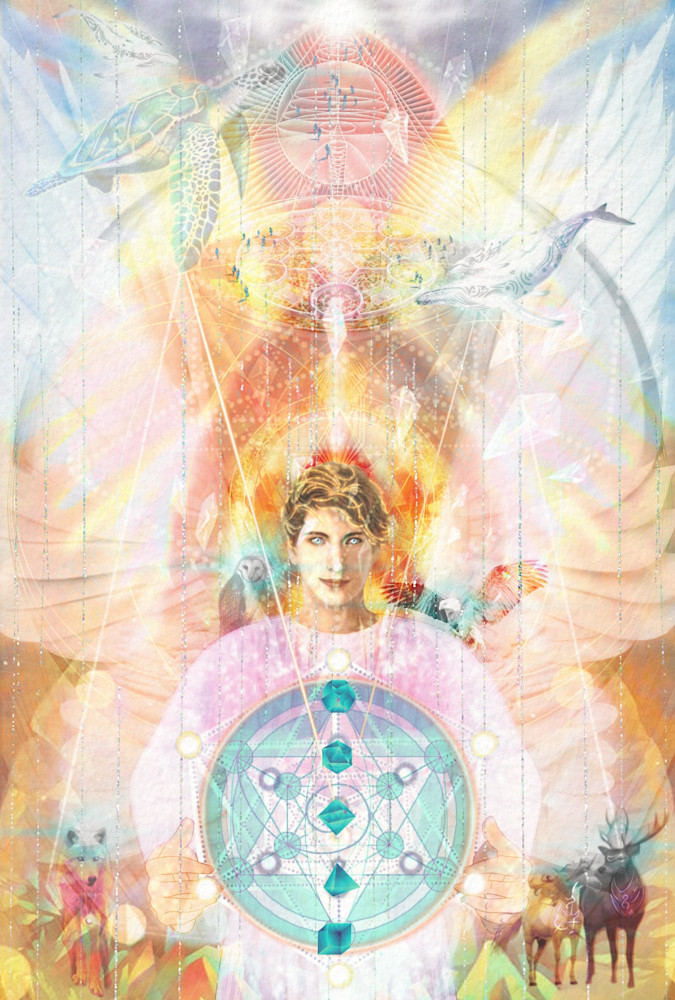 The New Earth   Metatron Art | Live with Love, Inc.
