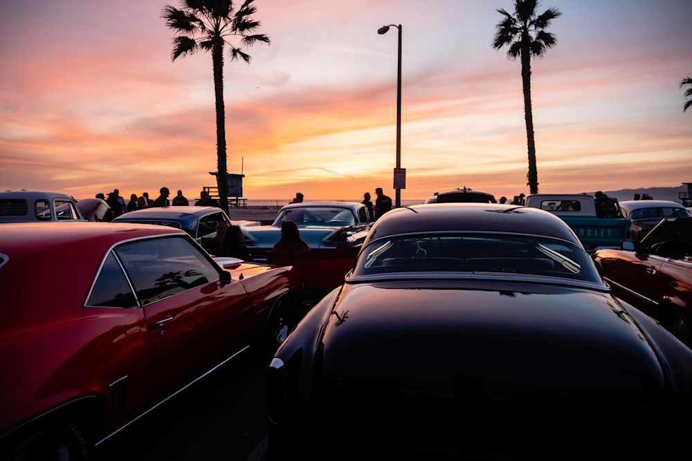 Classic Santa Monica Sunset Photography Art | keirowanyoungphotography