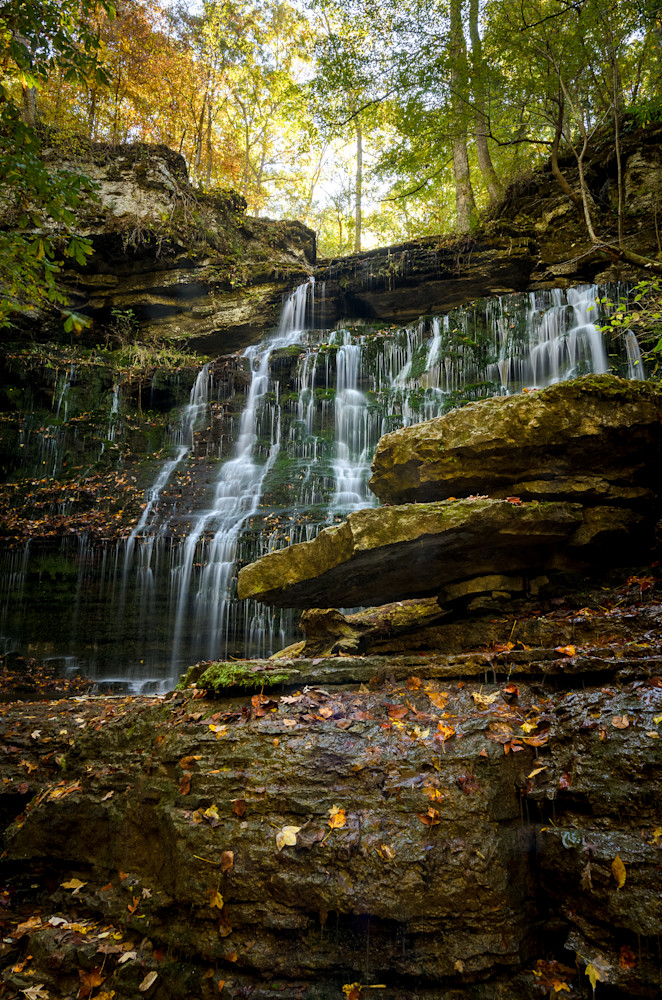 Machine Falls Vertical Photography Art | Ron Longwell Photography