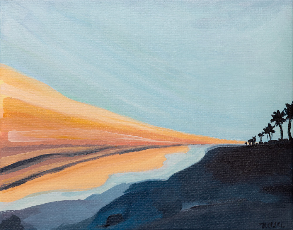 Oceanside After Sundown Art | mariamiller