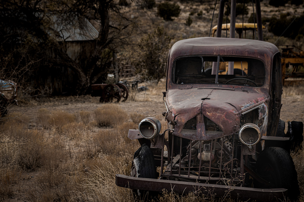 Rusted Out Truck Photography Art | Spry Gallery