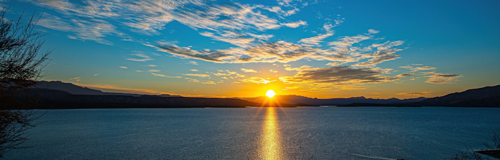 Lake Pleasant Medium Sky Sunset Photography Art | davehatton