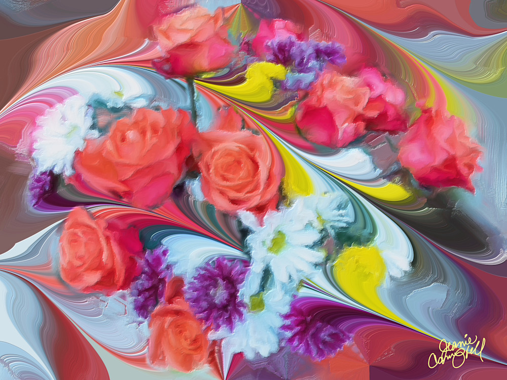 These Roses Never Wilt Art | Jeanie Campbell
