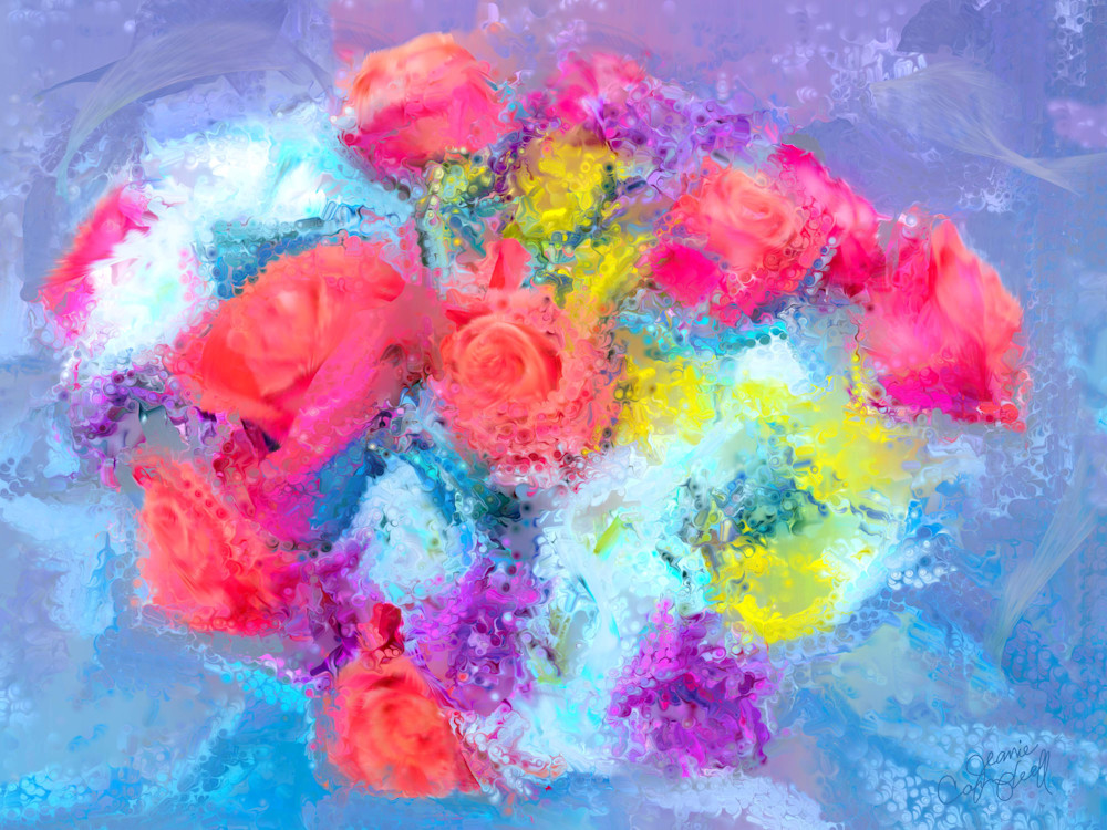 Rose Bouquet Art | Jeanie Campbell