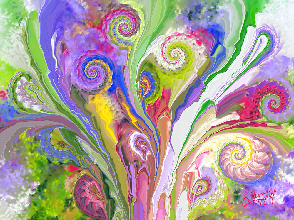 Nautilus Bouquet Art | Jeanie Campbell
