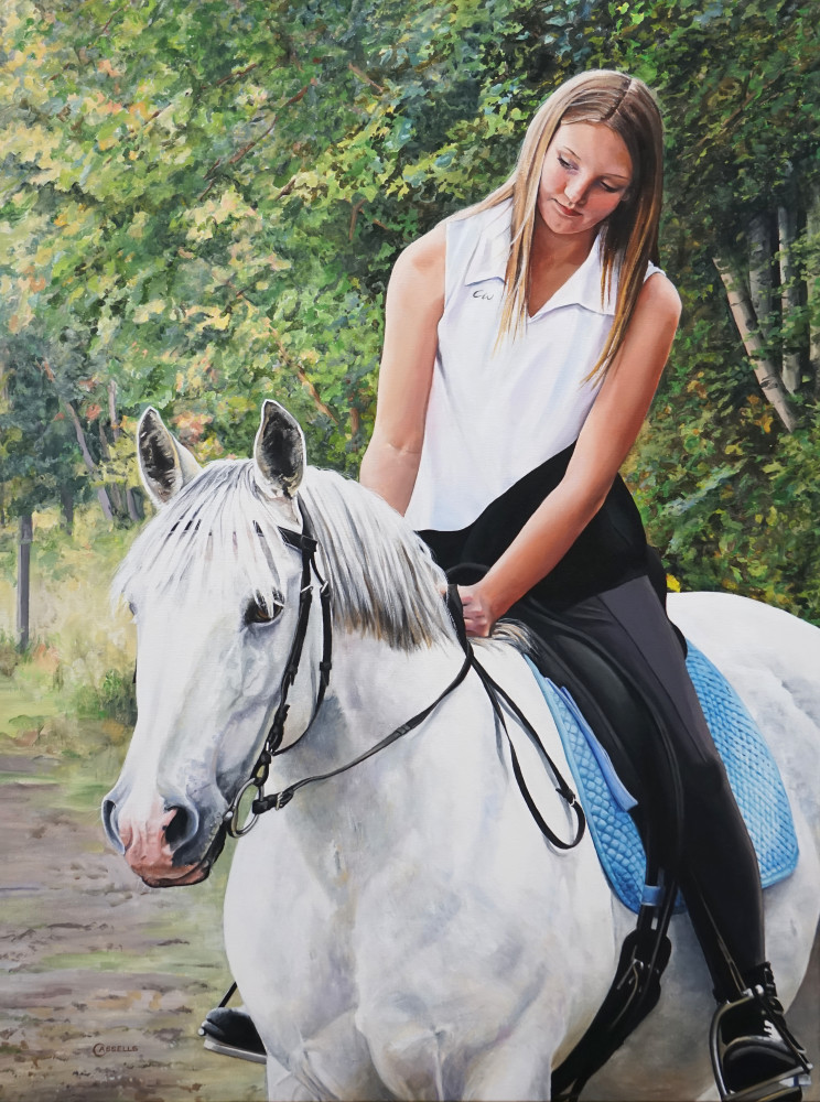 Laara Cassells | Shop Portrait Painting Norah and Bella original artwork