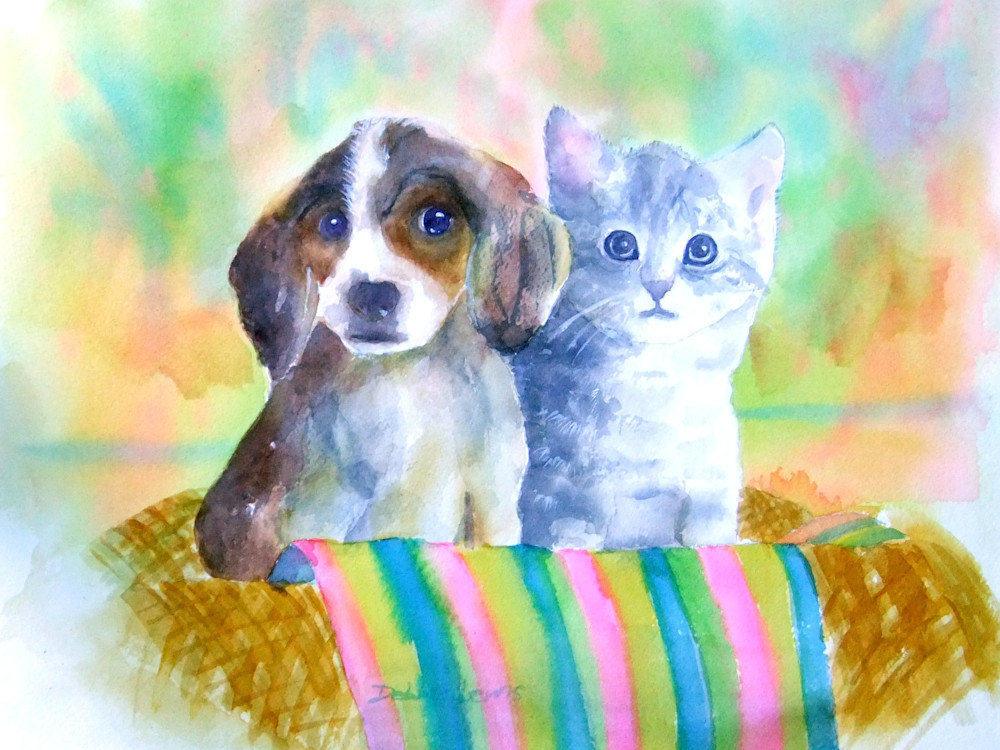 Friends Forever Art | Debbie Lewis Watercolors