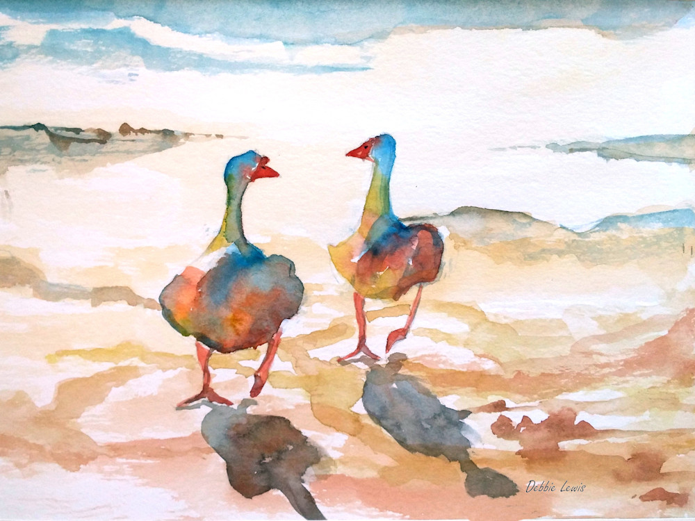 It S A Ducky Day Art | Debbie Lewis Watercolors